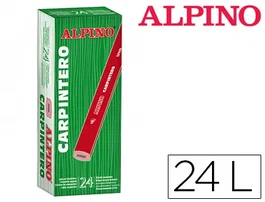 Alpino Lápiz Carpintero Caja de 24 Unidades
