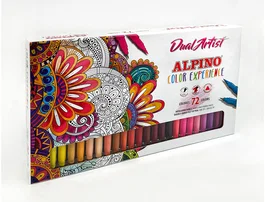 Alpino Color Experience Dual Artist Estuche de 72 Rotuladores Colores Surtidos