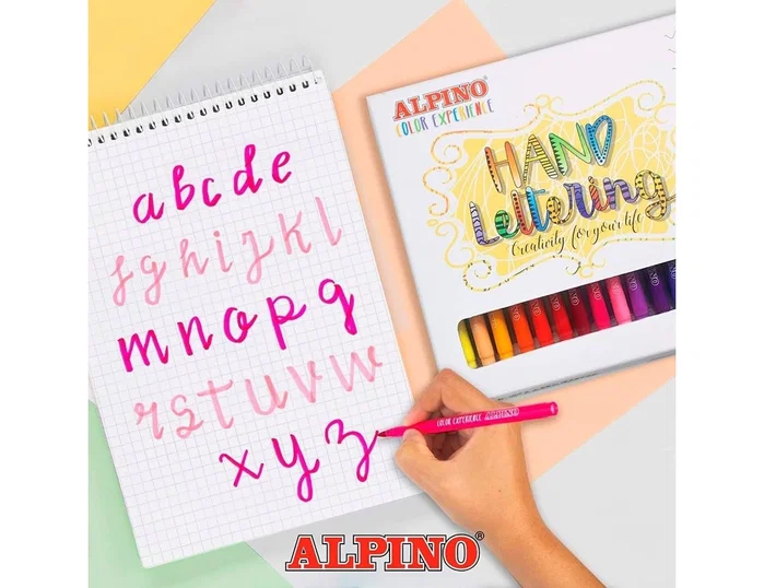 Alpino Kit de Rotuladores Hand Lettering Color Experience de 30 Unidades Alpino Kit de Rotuladores Hand Lettering Color Experience de 30 Unidades