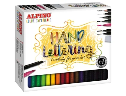 Alpino Kit de Rotuladores Hand Lettering Color Experience de 30 Unidades