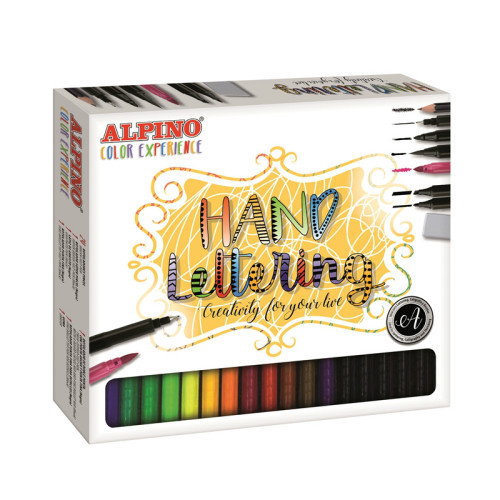 Alpino Kit de Rotuladores Hand Lettering Color Experience de 30 Unidades