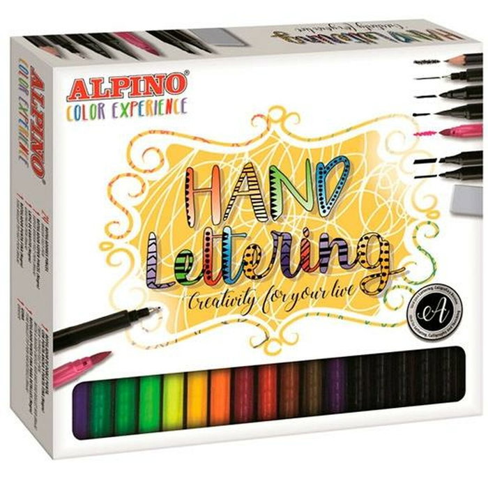 Alpino Kit de Rotuladores Hand Lettering Color Experience de 30 Unidades