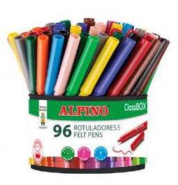 Alpino Rotuladores Classbox Formato Escolar Bote De 96 Colores Surtidos