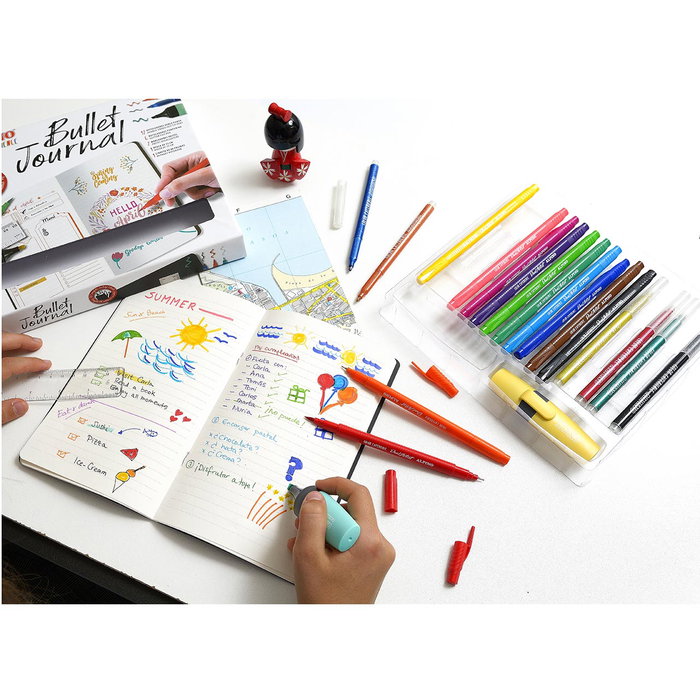 Alpino Kit Completo de Rotuladores Bullet Journal Color Experience - Estuche de 22 Piezas Alpino Kit Completo de Rotuladores Bullet Journal Color Experience - Estuche de 22 Piezas
