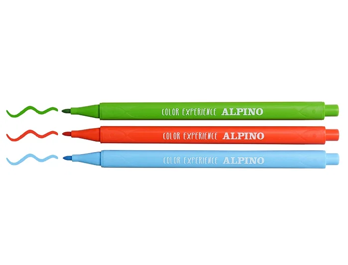 Alpino Color Experience Set de 36 Rotuladores Triangulares de Doble Punta Multicolor