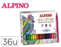 Alpino Color Experience Set de 36 Rotuladores Triangulares de Doble Punta Multicolor