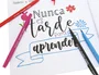 ALPINO Set de Iniciación al Lettering con 12 Rotuladores Dual Artist y Libro Guía