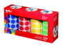 Apli Gomets Redondos 20mm Colores Surtidos, Pack de 4 Rollos