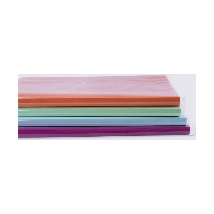 Apli Forro de Libros con Solapa Ajustable 295mm PVC 130 Micras, Transparente, Caja de 100 Unidades