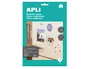Apli Papel Magnético Blanco DIN A4 para Impresoras Inkjet, Acabado Fotográfico, Paquete de 8 Hojas