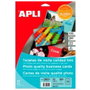 Apli Tarjetas de Visita Blanco Brillante 89x51mm 100 uds.