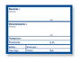 APLI Rollo de 200 Etiquetas de Envío Blanco sobre Azul 82x109 mm