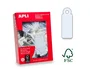 Apli Etiquetas Colgantes Manuales con Hilo 13x34 mm, Caja de 1000 unidades