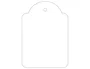 Apli Etiquetas Colgantes con Hilo 45x65mm Blanco Caja de 400