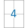 Apli Etiquetas de Poliéster Blanco Mate 105x148mm