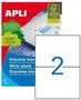 Apli Etiquetas Adhesivas Blancas 210 x 148 mm (100 Hojas)