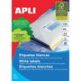 Apli Etiquetas Adhesivas Blancas 210x148mm 100 Hojas (200 Unidades)
