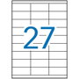 Apli Etiquetas Adhesivas 70x30mm Blanco 100 Hojas