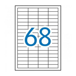 Apli Etiquetas Adhesivas Blancas 48,5x16,9mm 100 Hojas