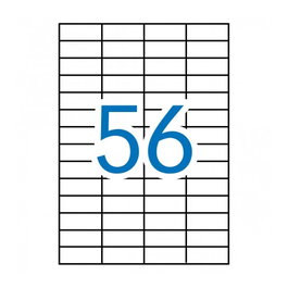 Apli Etiquetas Adhesivas 52,5x21,2 mm Inkjet-Láser Cantos Rectos 5600 Etiquetas Blanco