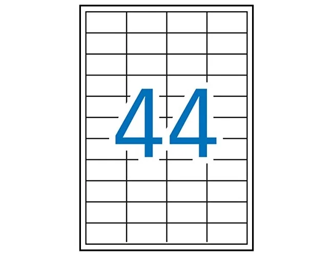 Apli Etiquetas Adhesivas Blancas 48,5x25,4mm 100 Hojas
