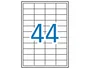 Apli Etiquetas Adhesivas Blancas 48,5x25,4mm 100 Hojas