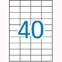 Apli Etiquetas Adhesivas Blancas 52,5x29,7mm 100 Hojas