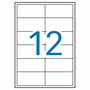 Apli Etiquetas Adhesivas 97x42,4mm Blanco 100 Hojas