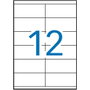 Apli Etiquetas Adhesivas Blancas 105x48mm Cantos Rectos