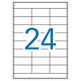 Apli Etiquetas Adhesivas Blancas 70x33,8mm Cantos Rectos