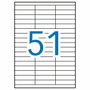 Apli Etiquetas Adhesivas 70x16,9mm Blanco 100 Hojas