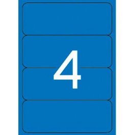 Apli Etiquetas Adhesivas Especial Archivo 190x61mm Azul