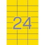 Apli Etiquetas Adhesivas 70x37mm Amarillo Fluorescente