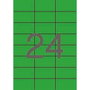 Apli Etiquetas Adhesivas Verdes 70x37mm Cantos Rectos