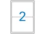 Apli Etiquetas Adhesivas Blancas Cantos Romos 199,6x144,5mm