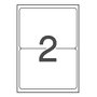 Apli Etiquetas Adhesivas Blancas Cantos Romos 199,6x144,5mm