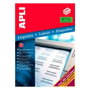 Apli 500 etiquetas para impresora láser 210x148 mm