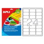 Apli Etiquetas Adhesivas Verde Fluorescente Cantos Romos 64x33,9 mm