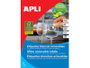 Apli Etiquetas Removibles Blancas 64,6 x 33,8 mm (2.400 unidades)