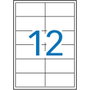 Apli Etiquetas Adhesivas Blancas 97x42,4mm Removibles