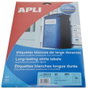 Apli Etiquetas Adhesivas de Poliéster Blanco 99,1x38,1mm