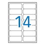 Apli Etiquetas Adhesivas de Poliéster Blanco 99,1x38,1mm