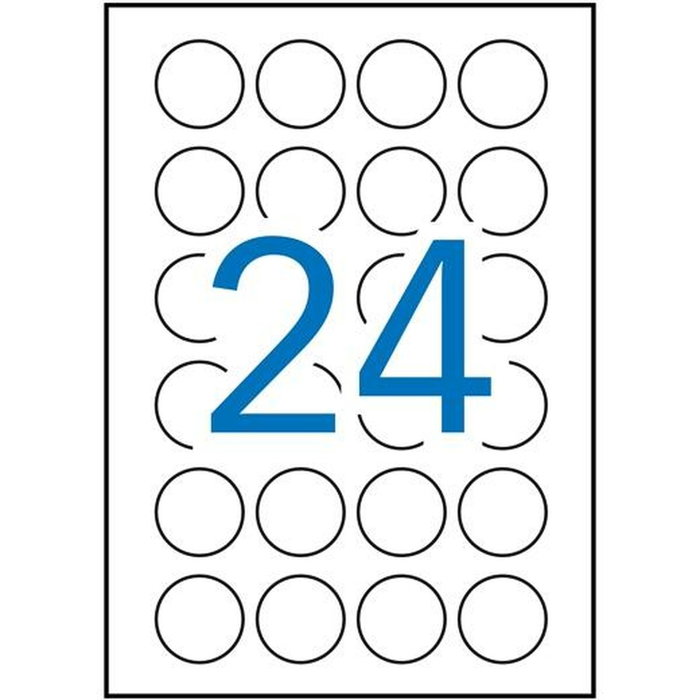 Apli Etiquetas Adhesivas Circulares Ø40mm Blanco Apli Etiquetas Adhesivas Circulares Ø40mm Blanco