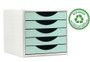 Archivo 2000 Módulo Organizador Ecogreen 5 Cajones Verde Pastel