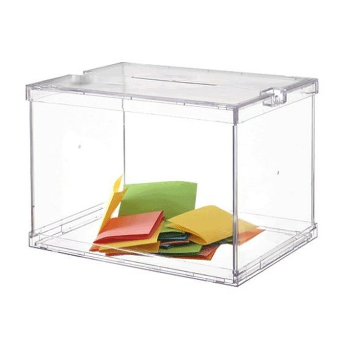 Archivo 2000 Urna Electoral Plegable Metacrilato Transparente