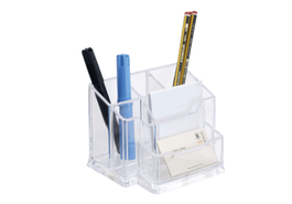 Organizador Sobremesa A.2000 6 Compartimentos Transparente