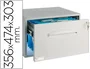 Archivo 2000 Archivador Archisystem con Cerradura para Carpetas Colgantes Gris 356x474x303 mm