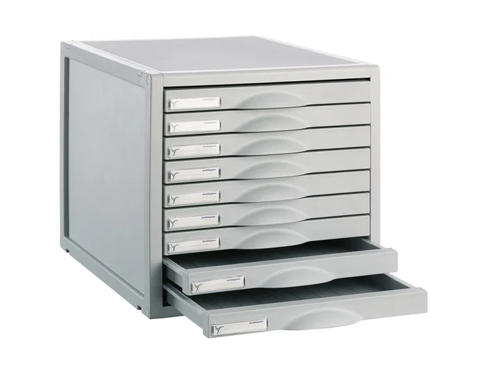Archivo 2000 Fichero sobremesa 8409c 9 cajones 356x316x303 mm gris