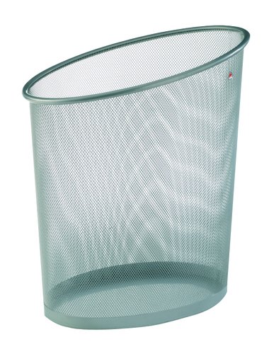 Archivo 2000 Papelera de Rejilla Mesh Alba 18 L Gris