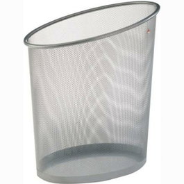 Archivo 2000 Papelera de Rejilla Mesh Alba 18 L Gris